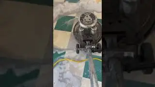 Stripping and Waxing Floors at a School