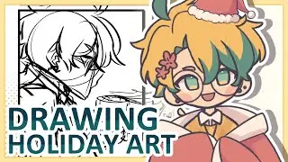 〖 DRAWING 〗HOLIDAY ART AND CHILLING『 ohayuzuru 』