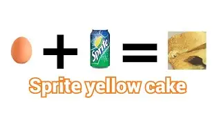 Sprite yellow cake