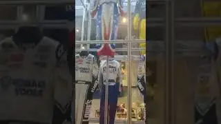 Jimmy Johnson's racing uniform's at the nascar Hall of Fame Museum #3