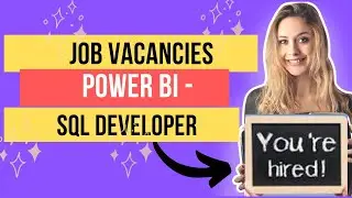 Job vacancies Data Analyst & SQL Developer