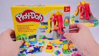 🐰Toy asmr🐰 Play-Doh Volcano Treasure Adventure 🌋 | Fun Toy Unboxing