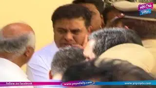 Rana And KTR Pays Condolence To Harikrishna | NTR | Kalyan Ram | Tollywood | YOYO Cine Talkies