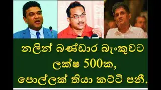 නලින් බණ්ඩාර බැංකුවට ලක්ෂ 500ක, පොල්ලක් තියා කට්ටි පනී. RNK London Talks#media Katha@Hems Media