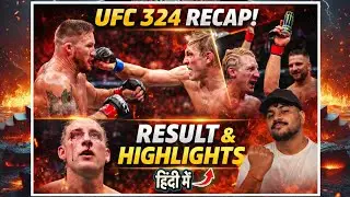 UFC 324 Highlights & Knockouts 💥 Gaethje vs Pimblett | Hindi Review