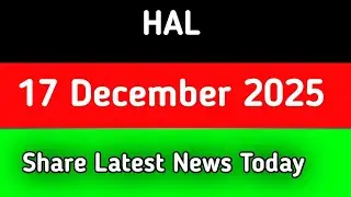 hal share latest news today || hal share latest news
