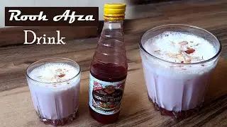 Roohafza Drink | Roohafza Milkshake | Quick Rooh Afza Milkshake | Iftar Sharbat | Ramdan Special
