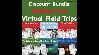 Holiday Fun Virtual Field Trip Discount Bundle Pack