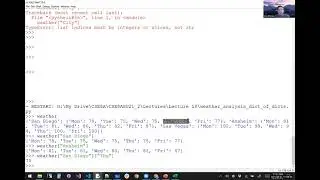 4   Accessing CSVs using Dictionary of Dictionaries