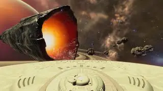 Pilot Enterprise 1701 D in Planet Killer's Maw & Destroyed Borg! Star Trek: Bridge Crew - Red Squad!