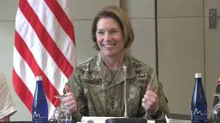 Women's Peace and Security delivers remarks Gen. Laura J. Richardson in Cartagena, Colombia