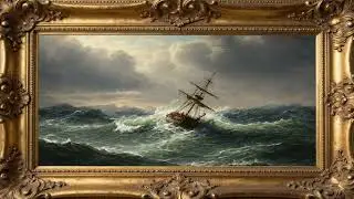 TV ART | Storm at Sea &ndash; Framed in Time | No Music