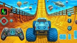 Ultimate Monster Truck stunt Mega Ramp Challenge Android Game Play 