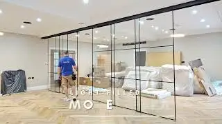 Doors4UK Metal Frame Sliding Door Partition