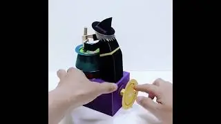 DIY Halloween Witch Origami | Paper Fish 3D Craft for Festivals!