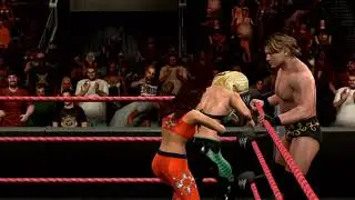WWE SmackDown против RAW 2010: Путь к WrestleMania, часть 10 &mdash; Смешанный командный матч за женски...