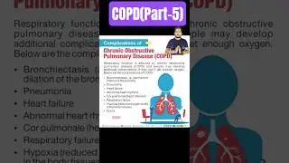 COPD(Part-5)#copd#asthma#mbbs#shorts#pulmonology#medicine#finalyearexam#neetpg#emphysema#bronchitis