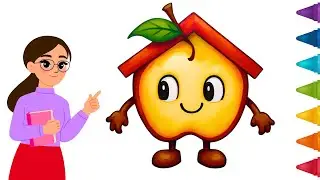 How to Draw cartoon Apple Drawing For kids 2026