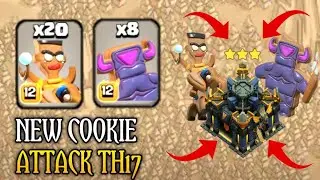NEW COOKIE ATTACK TH17 | BEST TH17 ATTACK STRATEGY ( Clash Of Clans ).