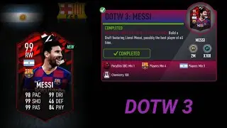 Easiest Way for Messi 99 SBC Card - DOTW 3 - Weekly Objective | Pacybits 20