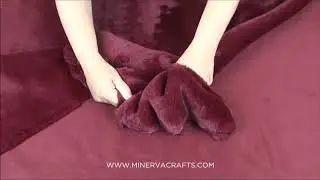 Supersoft Fur Fabric Wine