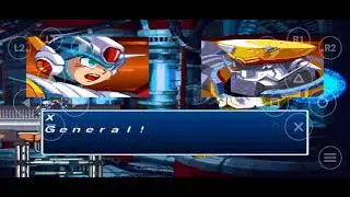 Mega man X4, mitad del jefe final +cinem&aacute;tica anime y cr&eacute;ditos