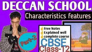 Characters of Deccan School of Miniature painting | Part-2 | Class-12 | CBSE | Fine Art 