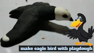 making slime eagle bird#making eagle bird with playdough