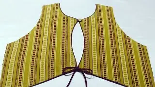 Blouse neck Design stitching tips Beautiful backless neck design stitching and cutting