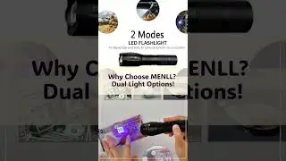 Meet the MENLL 2-in-1 LED Flashlight!
