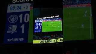 FA CUP City win with 10 Goals in date 01-10-26 #football #facts #goals #shorts