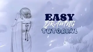 How to make a beautiful back side girl drawing || New drawing tutorial || Art drawing sketches ||