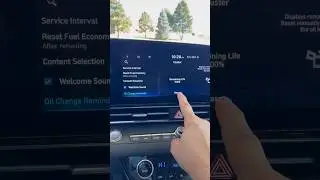 Resetting Oil Maintenance on 2023 Hyundai Elantra