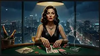 1940's Casino Jazz Lofi 🎰 Relaxing Noir Music to Chill/Study to 🎷 Lady Luck's Last Hand