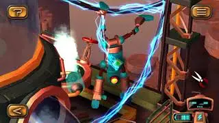 Tiny Robots Recharged. Level 32 - Under Pressure. 3 Stars Walkthrough.