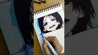 Colour | Takopi's original sin Shizuka kuze drawing【タコピーの原罪】#タコピーの原罪 #イラスト #art #anime #creativeart