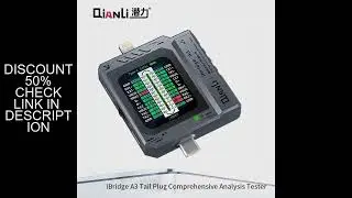 Qianli IBridge A3 Mobile Phone Tail Plug Tester Lightning Type-C Interface for Mobile Phone Repair T