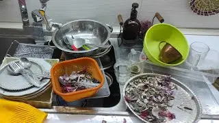 ASMR Dirty Sink to Sparkling Clean &ndash; Relaxing Dishwashing Sounds