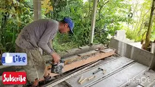 Produção de estaca do muro Pré Moldado!