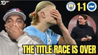 MAN CITY DROPPED POINTS AGAIN 🤣 THE TITLE RACE IS OVER 🏆 THIS IS ARSENAL'S PREMIER LEAUGE TITLE