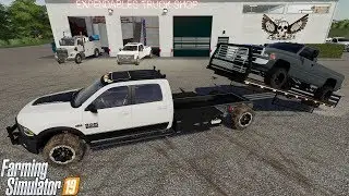 FS19 New Dodge Ram Rollback Tow Truck Wrecker For Our Service Shop