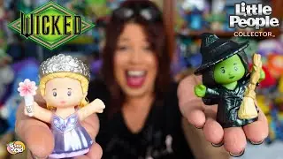 Распакованный коллекционный набор фигурок Little People Glinda & Elphaba Wicked: For Good