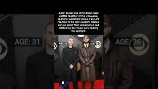 Justin Bieber & Chris Brown Together at the GRAMMYs?! 👀 #celebritynews