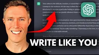 Train ChatGPT To Write In Your Voice! PROMPT