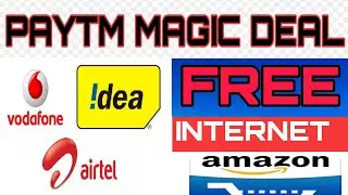 Paytm MAGIC Deal | Voda,Airtel,Idea Free Data offer | Amazon Bug Loot offer | Phonepe Food Offer |TY