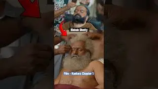 Rishab Shetty Mekeup For Mayakara | Kantara Chapter 1 Film | Behind the Scenes #shorts
