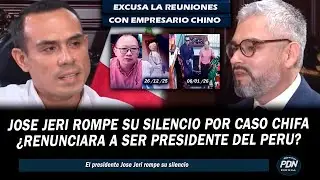 JOSE JERI ROMPE SU SILENCIO POR REUNIONES CON EMPRESARIO CHINO: CASO CHIFA ¿RENUNCIARA?