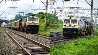 Speedy Entries of 2 Route diverted trains...