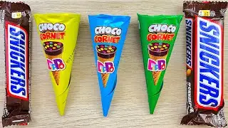 Rainbow Candy & Snickers | Visual Crunch Party 🌈🍫