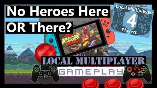 No Heroes Here 4 Player Local Multiplayer Nintendo Switch - Gameplay